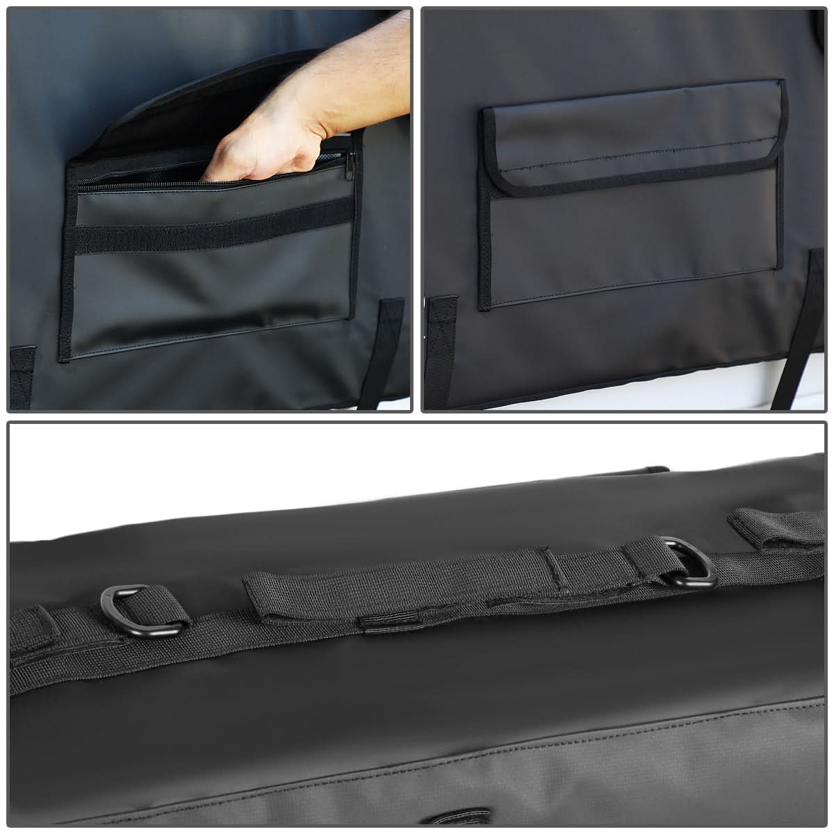 Universal Tailgate Cover Pouch 53"W x 15"H Waterproof Adjustable