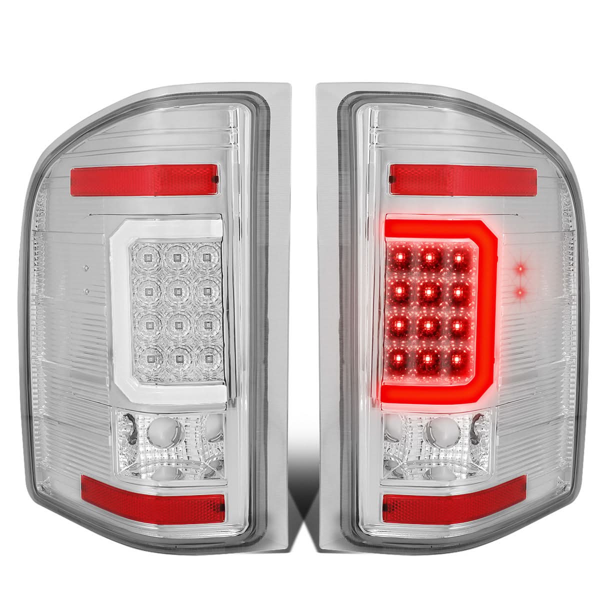 07-14 Chevrolet Silverado/GMC Sierra TRON Style LED Tail Lights