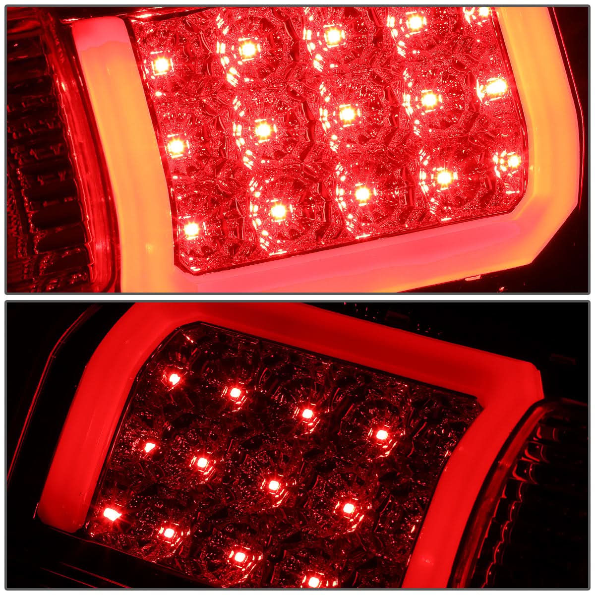 07-14 Chevy Silverado GMC Sierra TRON Style C-Bar LED Tail Lights