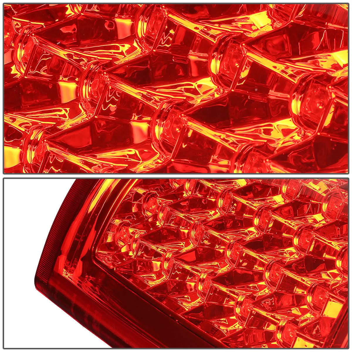 99-03 Chevrolet Silverado/GMC Sierra LED Tail Lights - Chrome Red