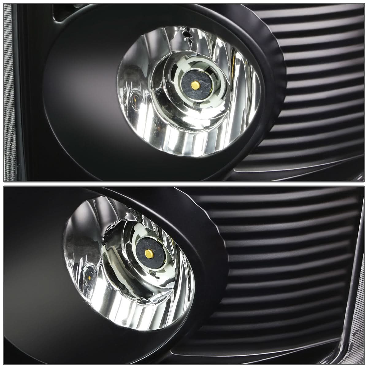 02-06 Dodge Ram C-Bar U-Halo LED Tail Lights Black/Clear
