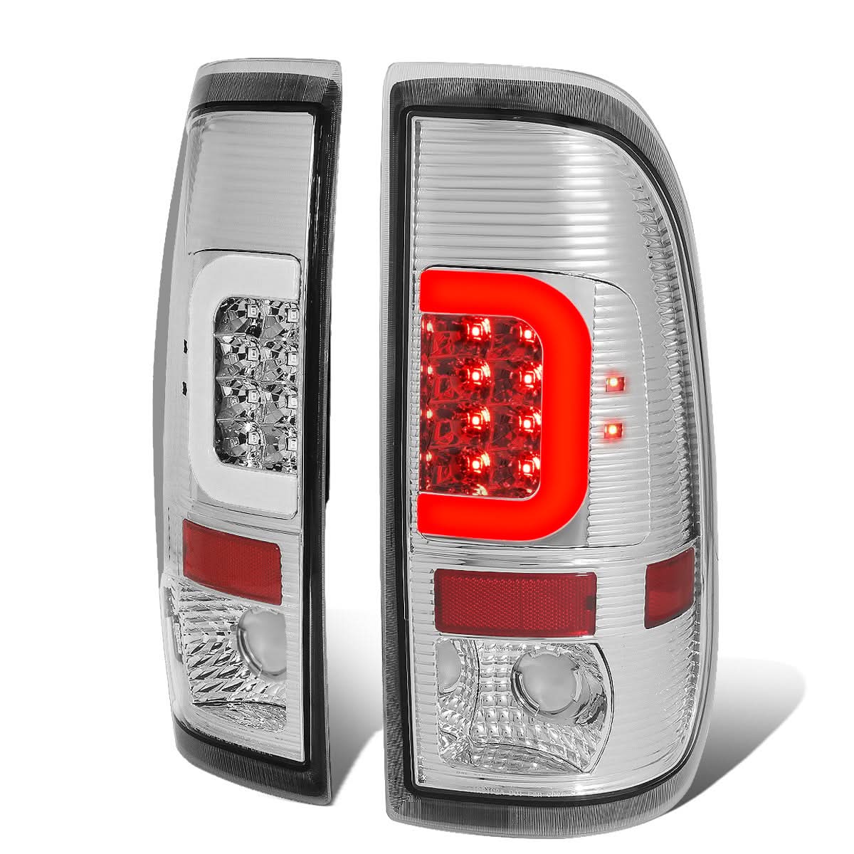 97-07 Ford F-150/F-250/F-350/F-450/F-550 C-Bar 3D LED Tail Lights