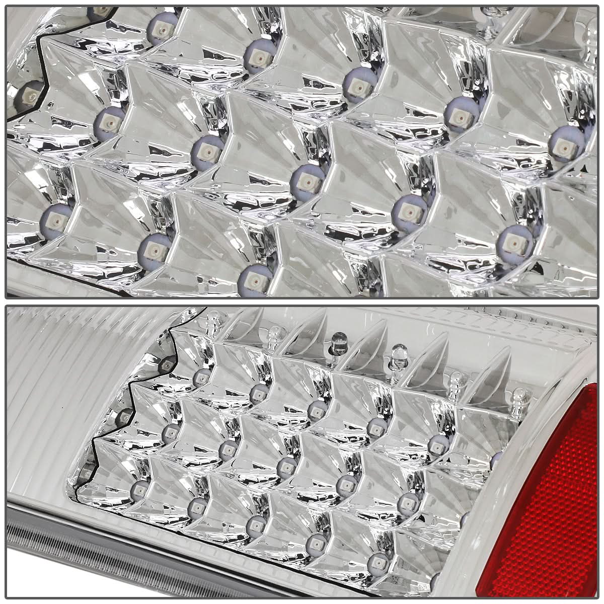 08-16 Ford F-250 F-350 F-450 F-550 Super Duty LED Tail Lights Chrome