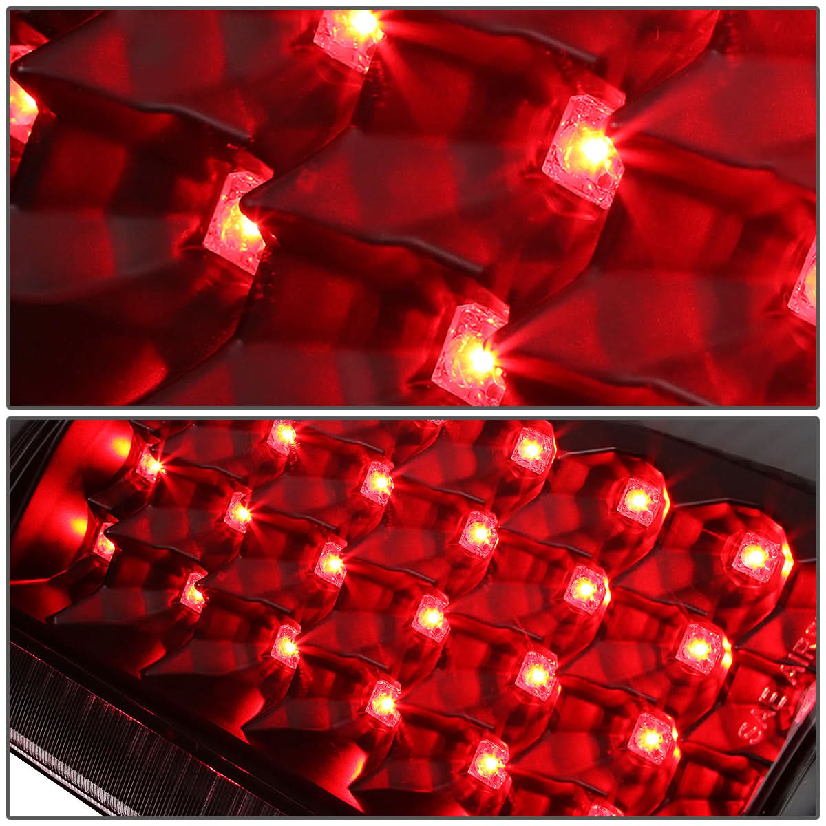 2000-2006 Chevrolet Tahoe Suburban GMC Yukon LED Tail Lights Black