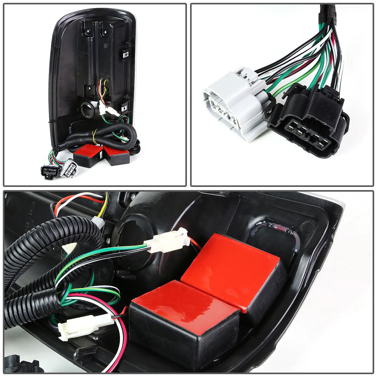 2000-2006 Chevy Tahoe Suburban GMC Yukon LED Tail Lights Black Smoke