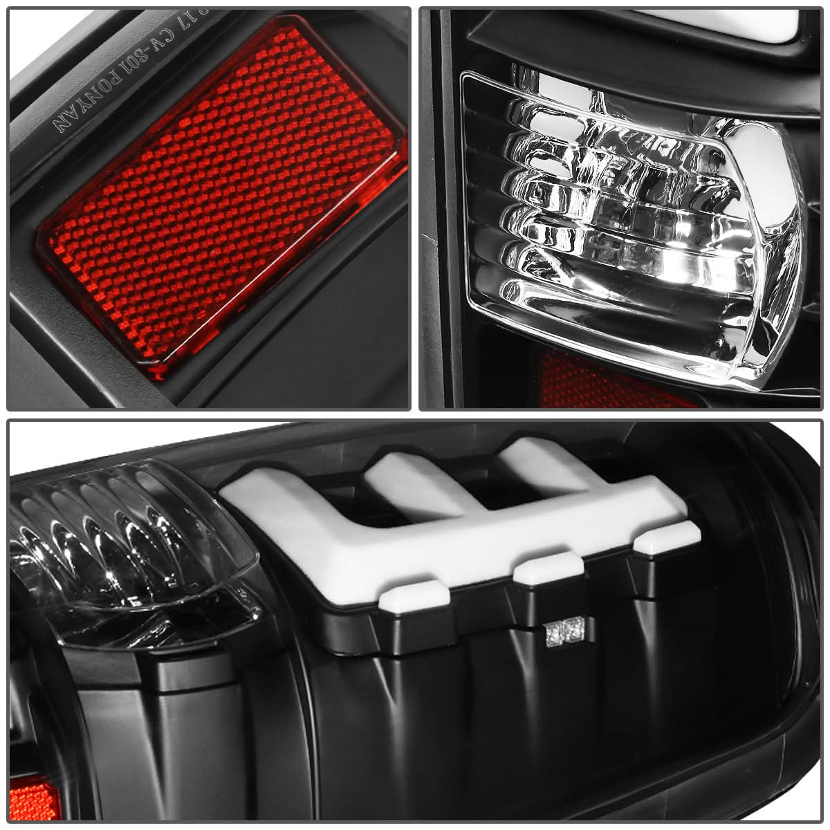 99-03 Chevrolet Silverado Sierra LED Clear Tail Lights