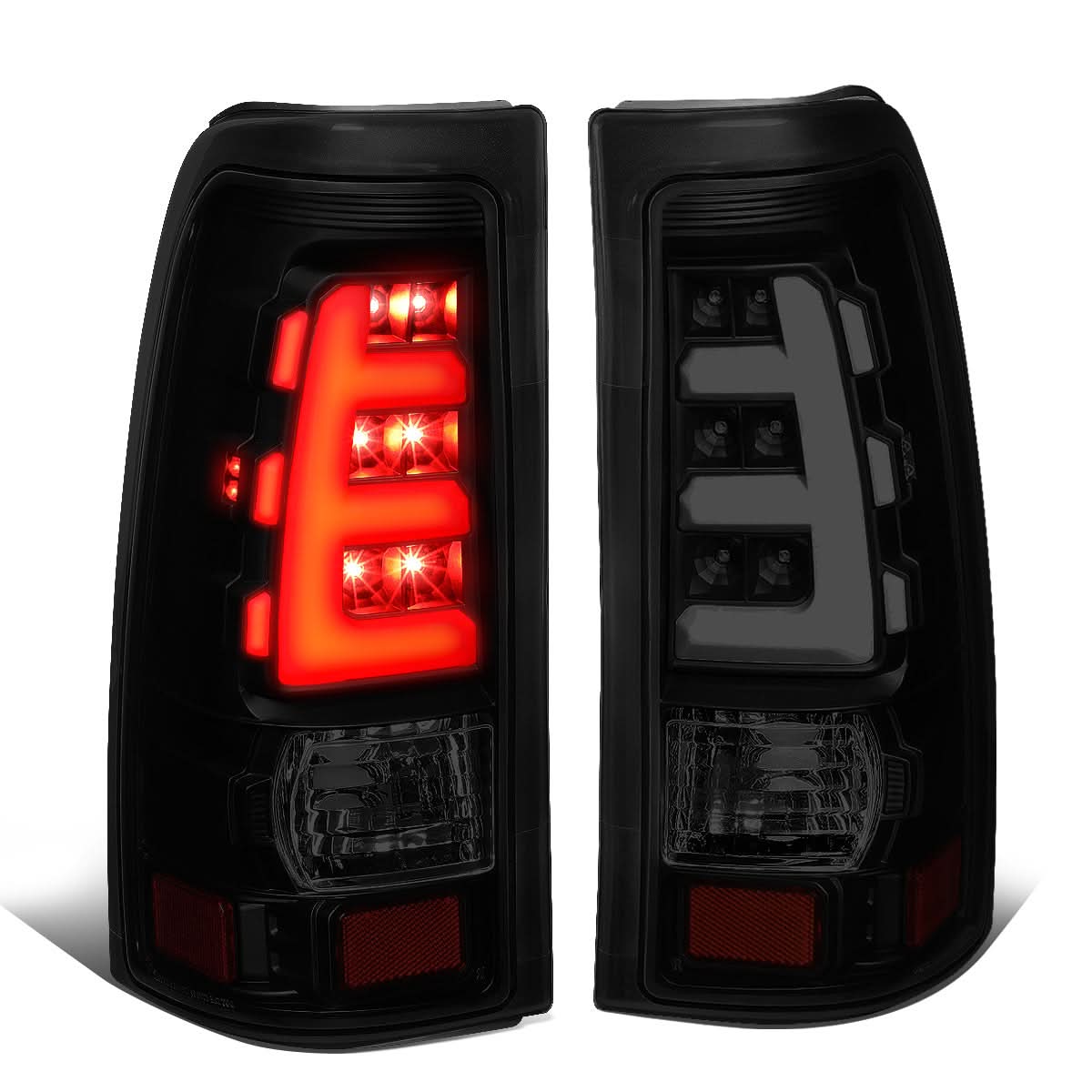 99-03 Chevrolet Silverado Sierra LED Smoke Tail Lights