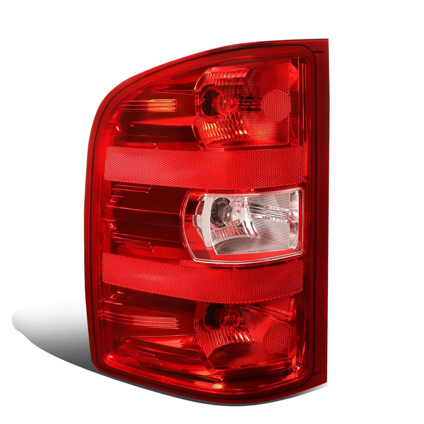 2007-2013 Chevrolet Silverado Red Clear Tail Light Left
