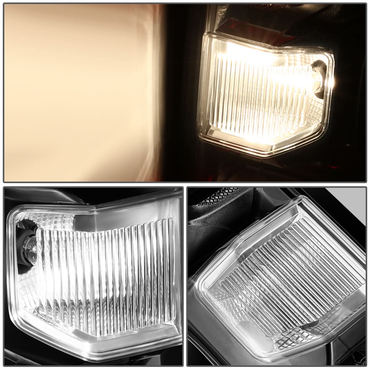 2019-2024 Chevrolet Silverado 1500 LED Tail Lights - Black Smoke