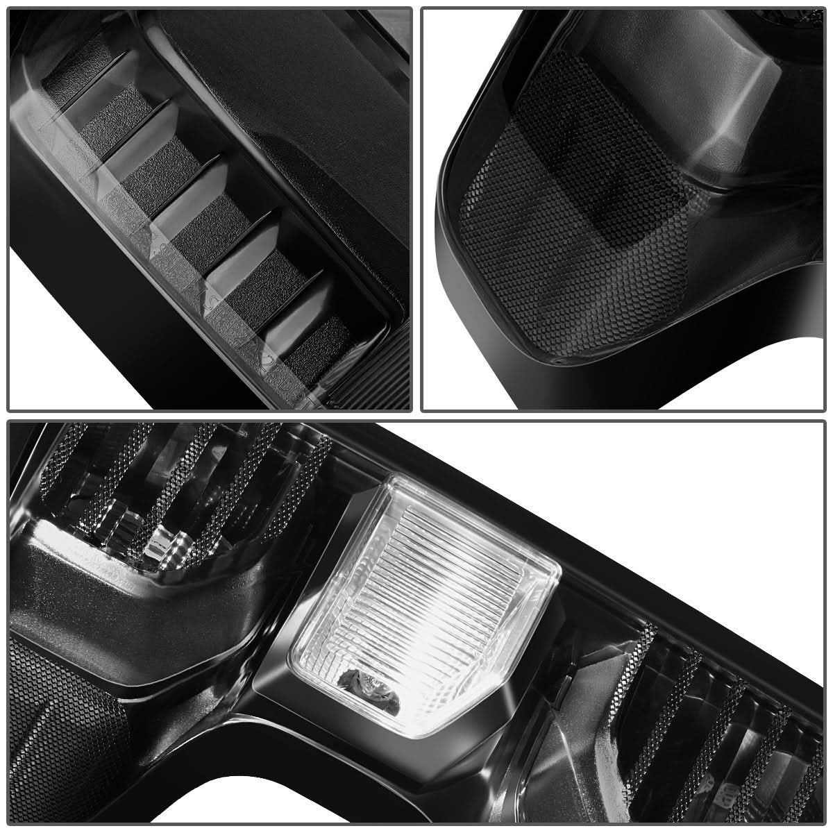 2019-2024 Chevrolet Silverado 1500 LED Tail Lights - Black Smoke