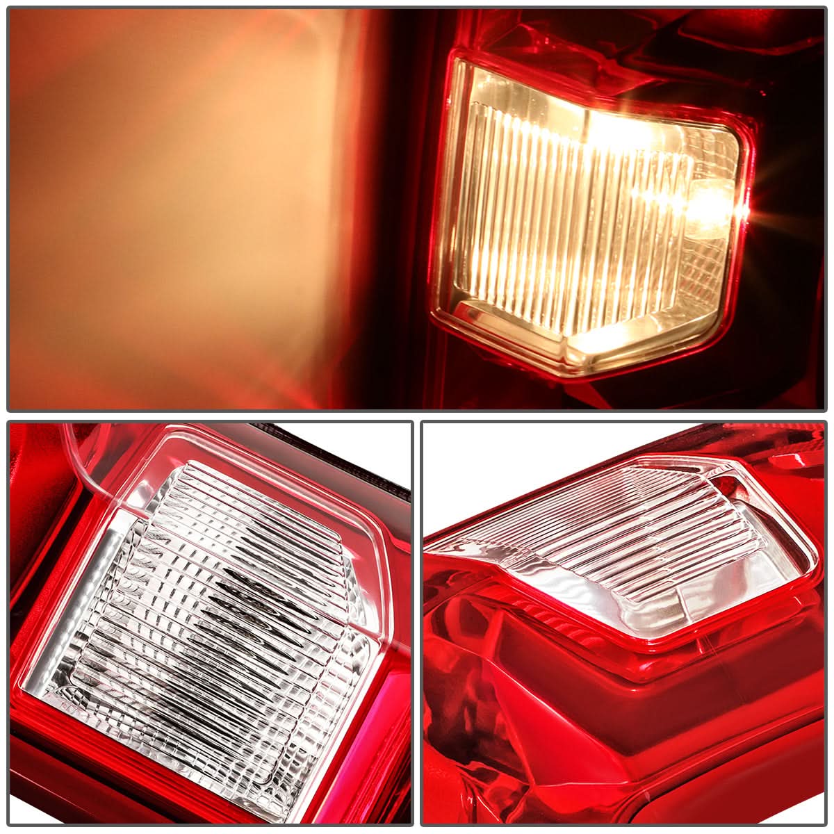 2019-2024 Chevrolet Silverado 1500 LED Tail Lights - Red