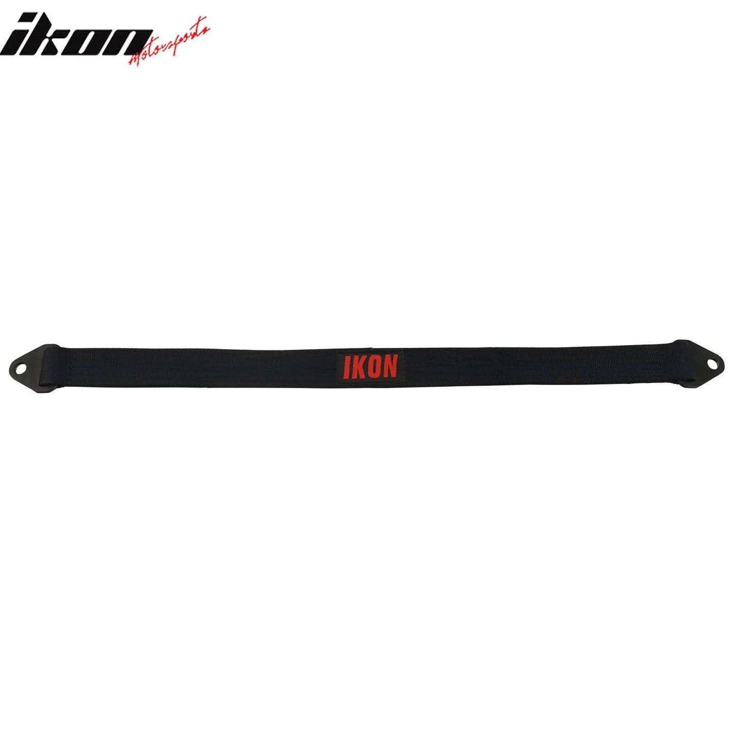 32 Inch Black Limit Straps Shock Suspension Webbing w/ Bolts&IKON Logo