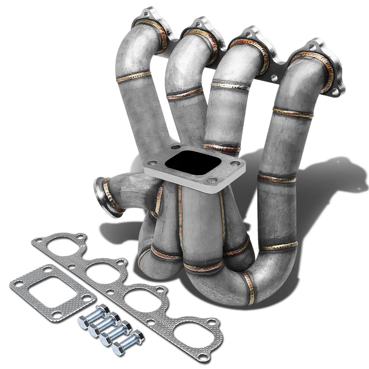 Honda B-Series Top-Mount Turbo Manifold T3 Flange Stainless Steel