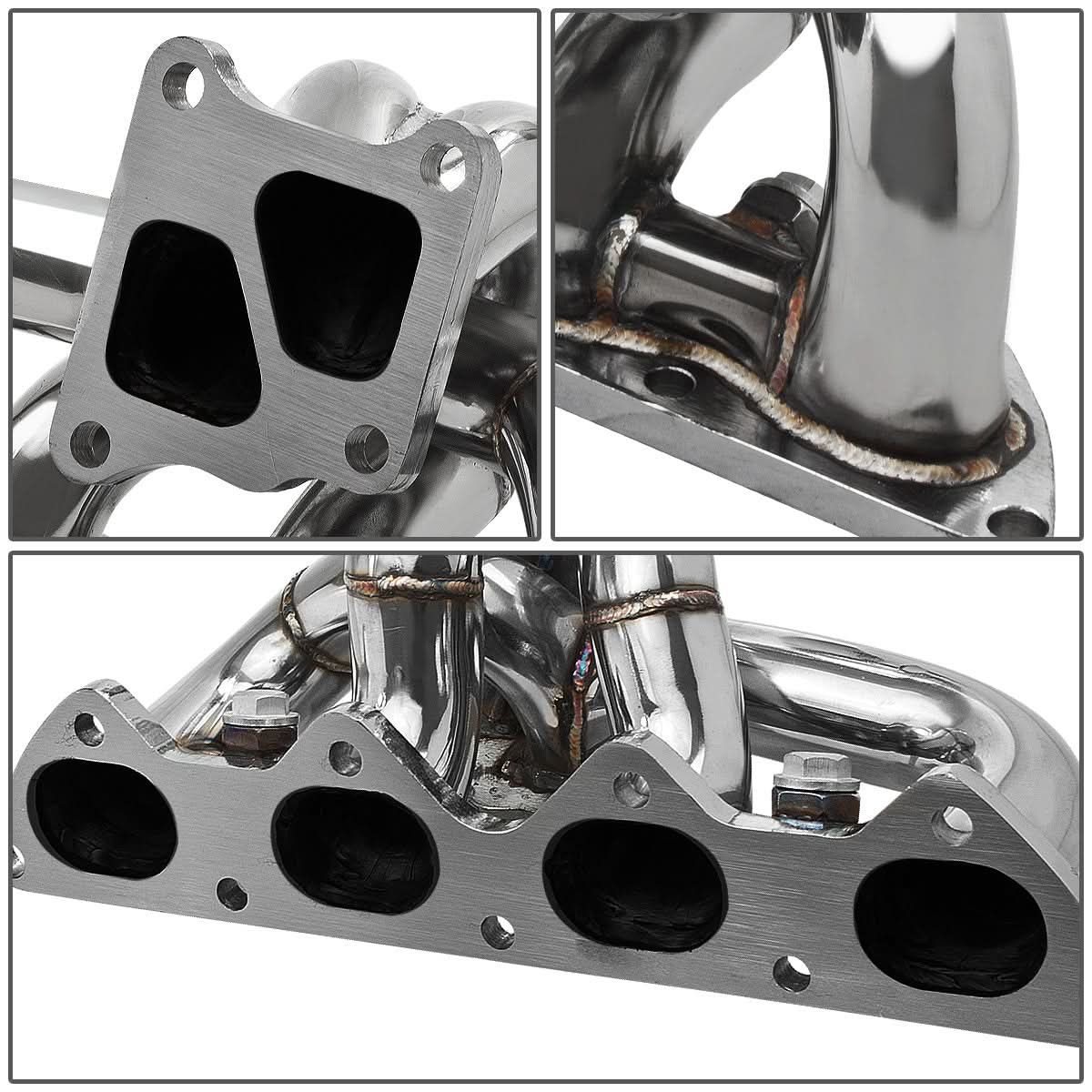 02-07 Mitsubishi Evo Direct Replacement Turbo Manifold Stainless Steel