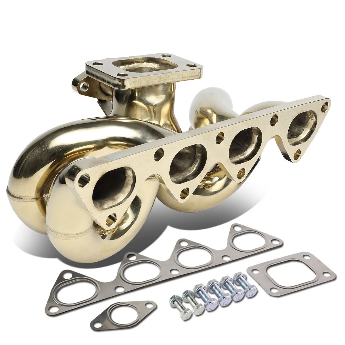 Honda B-Series Ram Horn Style Turbo Manifold - Stainless Steel