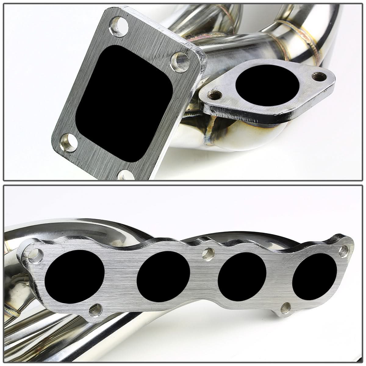 Honda K20 K-Series Side Mount Turbo Manifold T3 Flange Stainless Steel