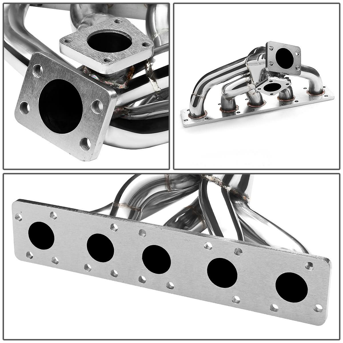 1992-1995 Audi S2 S4 RS2 Turbo Manifold T3 Flange Stainless Steel