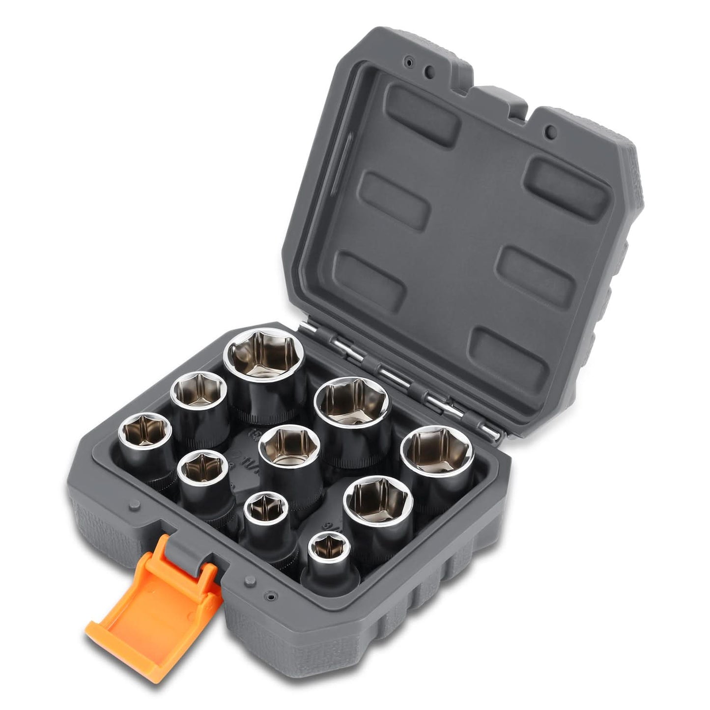 1/2 Inch Drive Socket Set 10 Piece Automotive Tool Kit