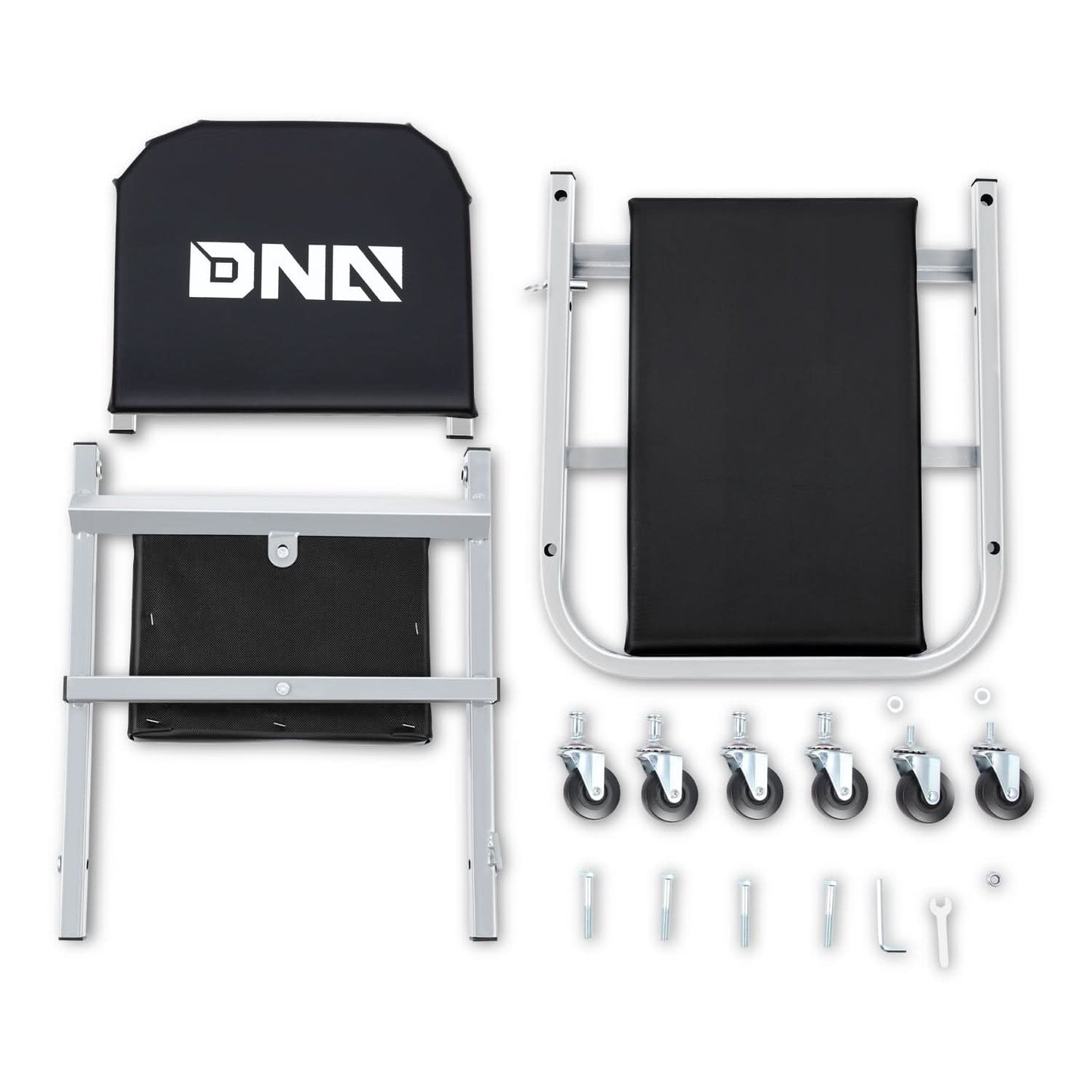 36" 2-in-1 Car Creeper and Seat - Gray