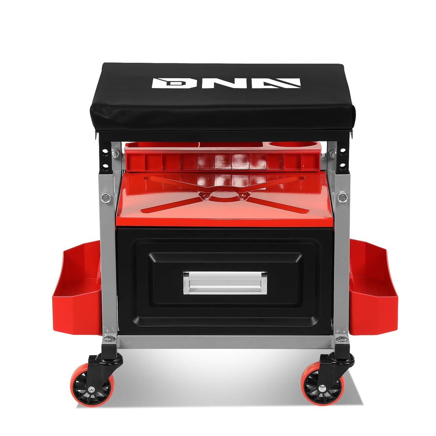 Mechanic Roller Seat - 17.5" H x 23.6" W - Height Adjustable 350lbs