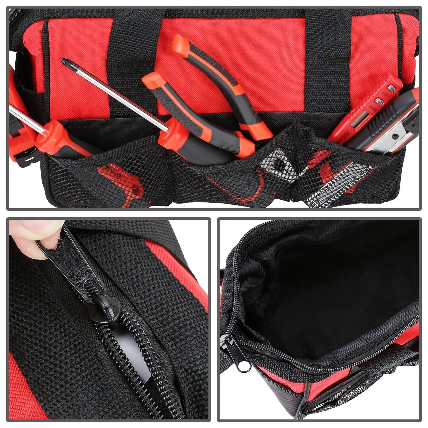 19-Piece Automotive Tool Set - Red