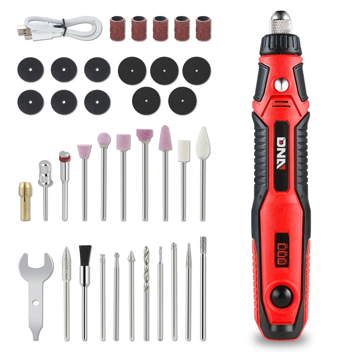 3.7V Mini Grinder - Red