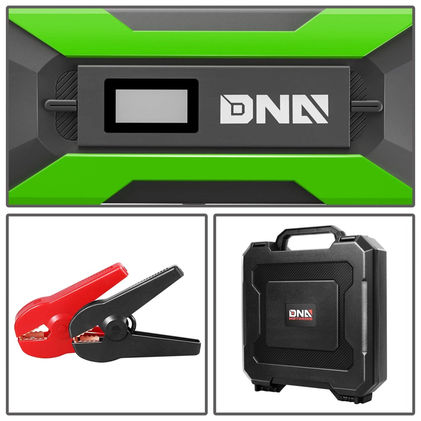 12V 1500A 15000 MAH Portable Jump Starter - Green