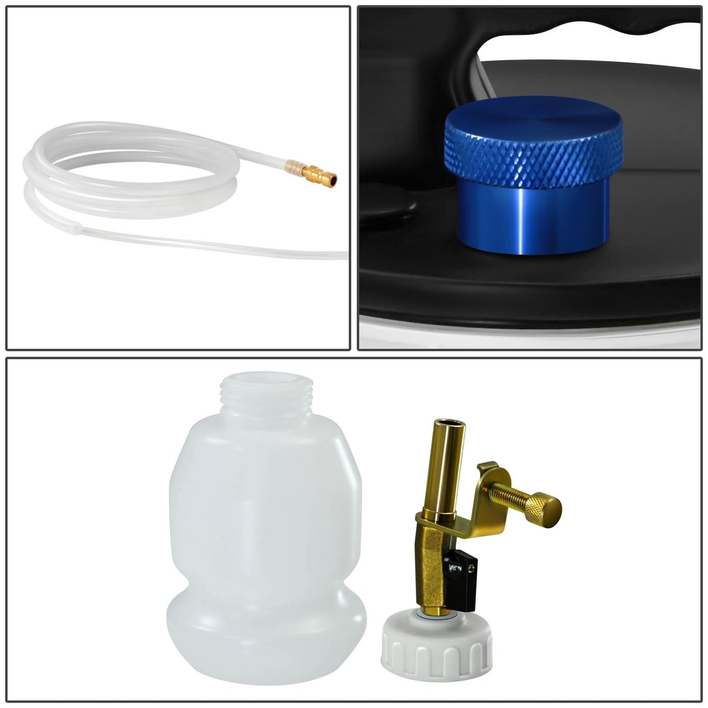 Brake Oil Extractor & Bleeder Kit - 2L Vacuum Brake System Tool