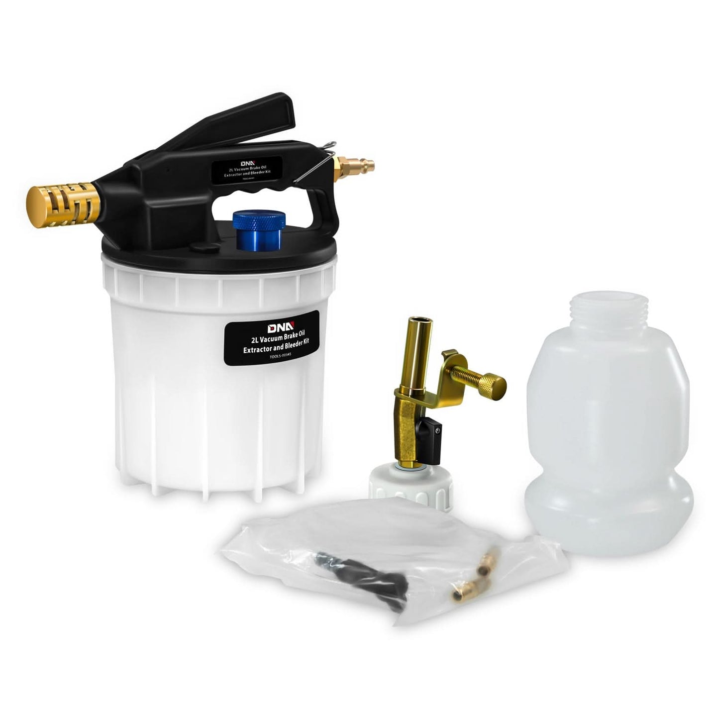 Brake Oil Extractor & Bleeder Kit - 2L Vacuum Brake System Tool