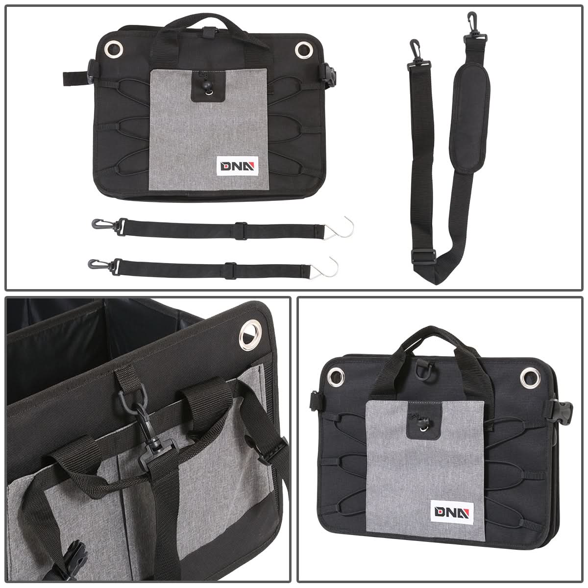 Universal Trunk Organizer 59x40x29cm Storage Solution