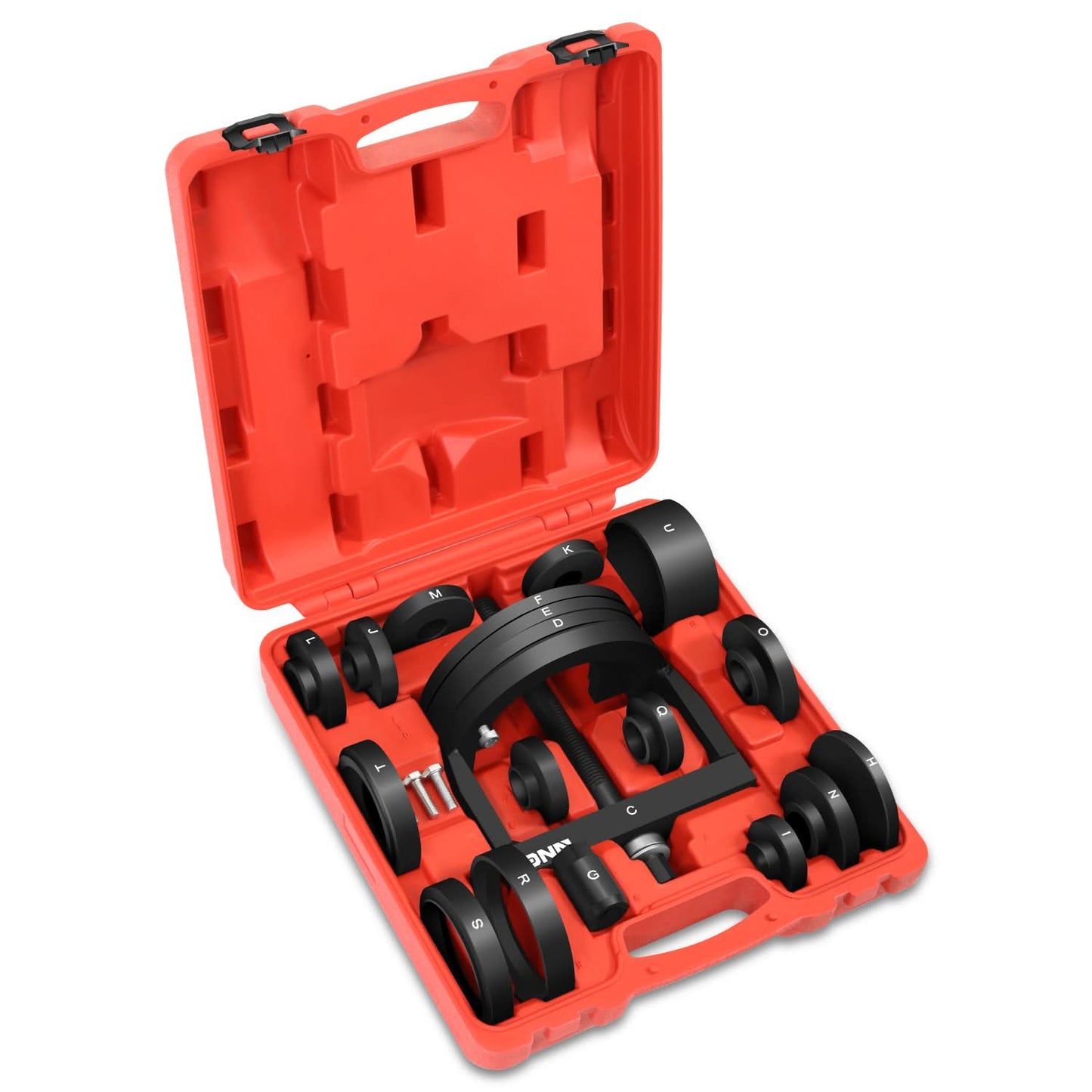22-Piece Bushing Puller Kit - Automotive Tool Set