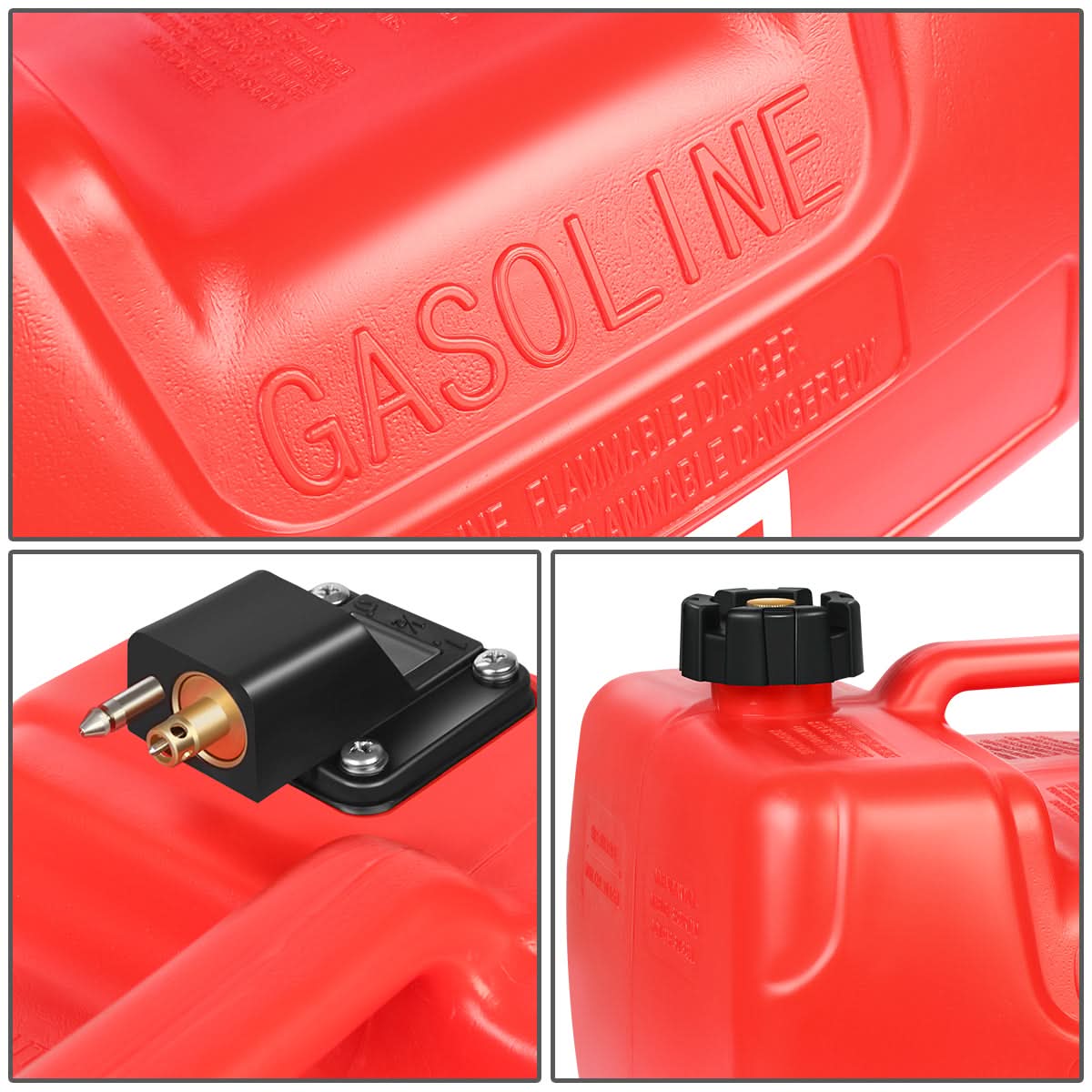 Marine Fuel Tank with Pump and Tubing - 12L