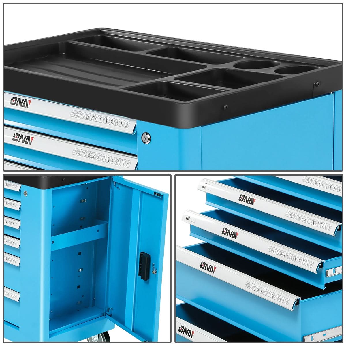 6-Drawer Top Roller Cabinet - Plastic