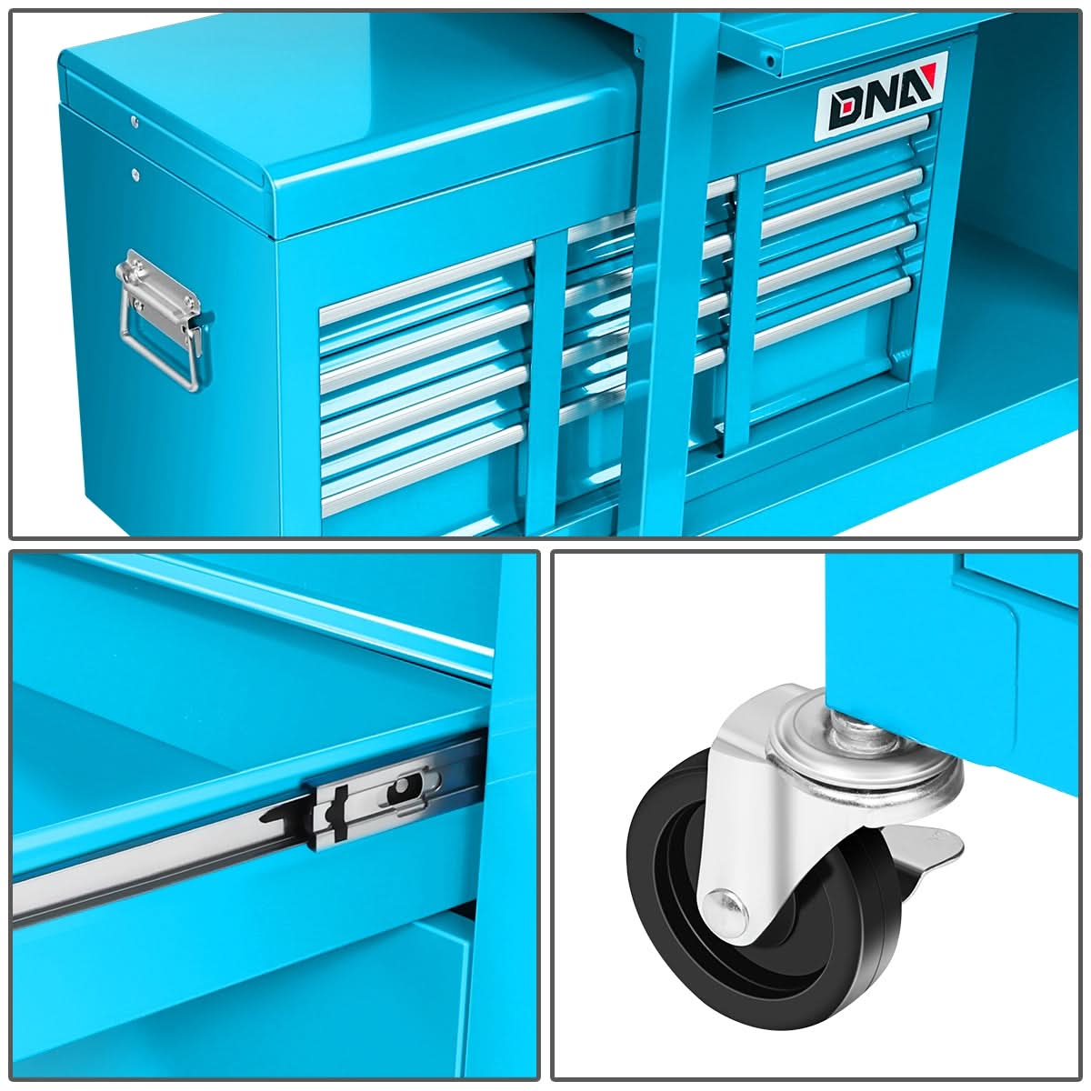Combination Tool Roller Cabinet Set - 2 Piece