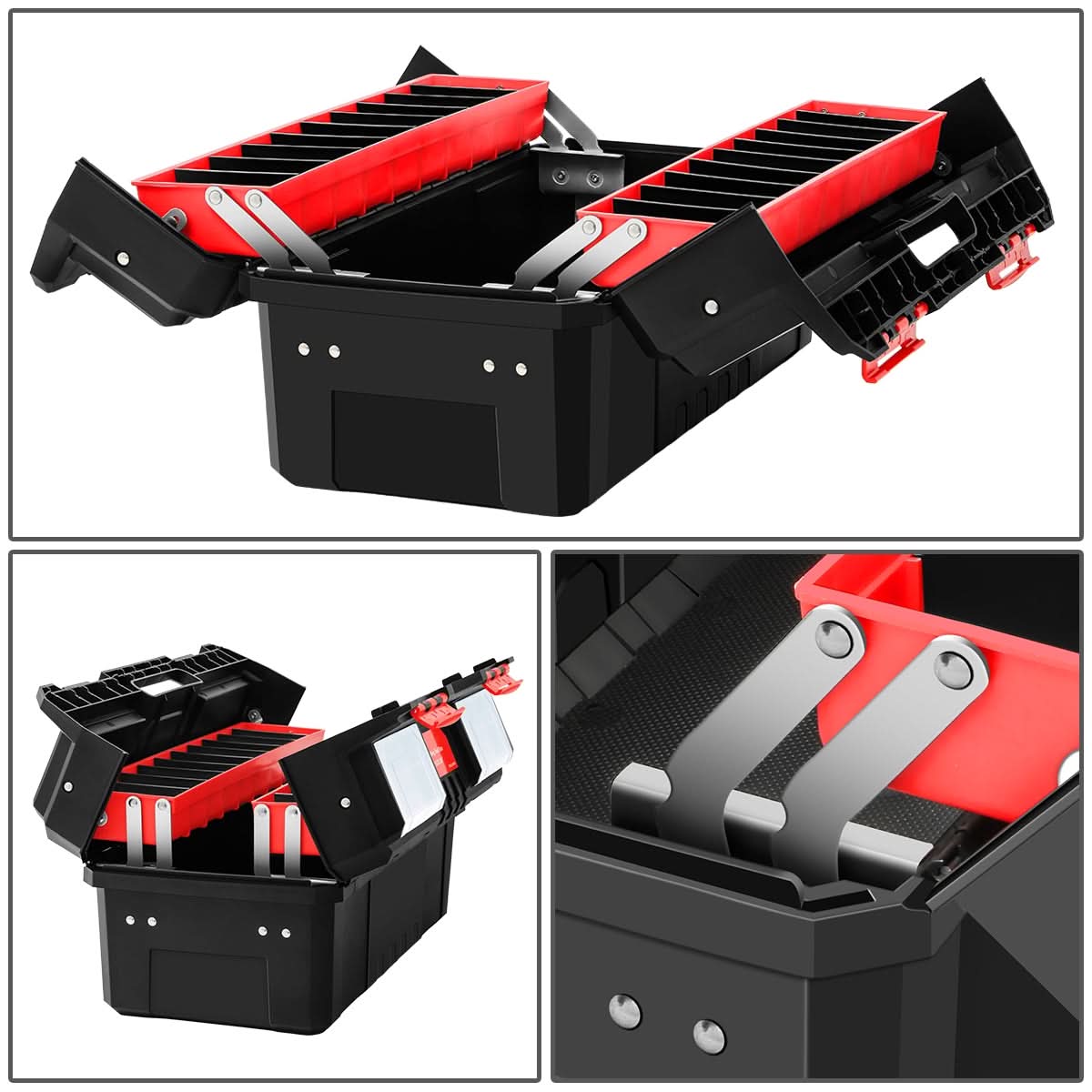 Red Plastic Tool Box