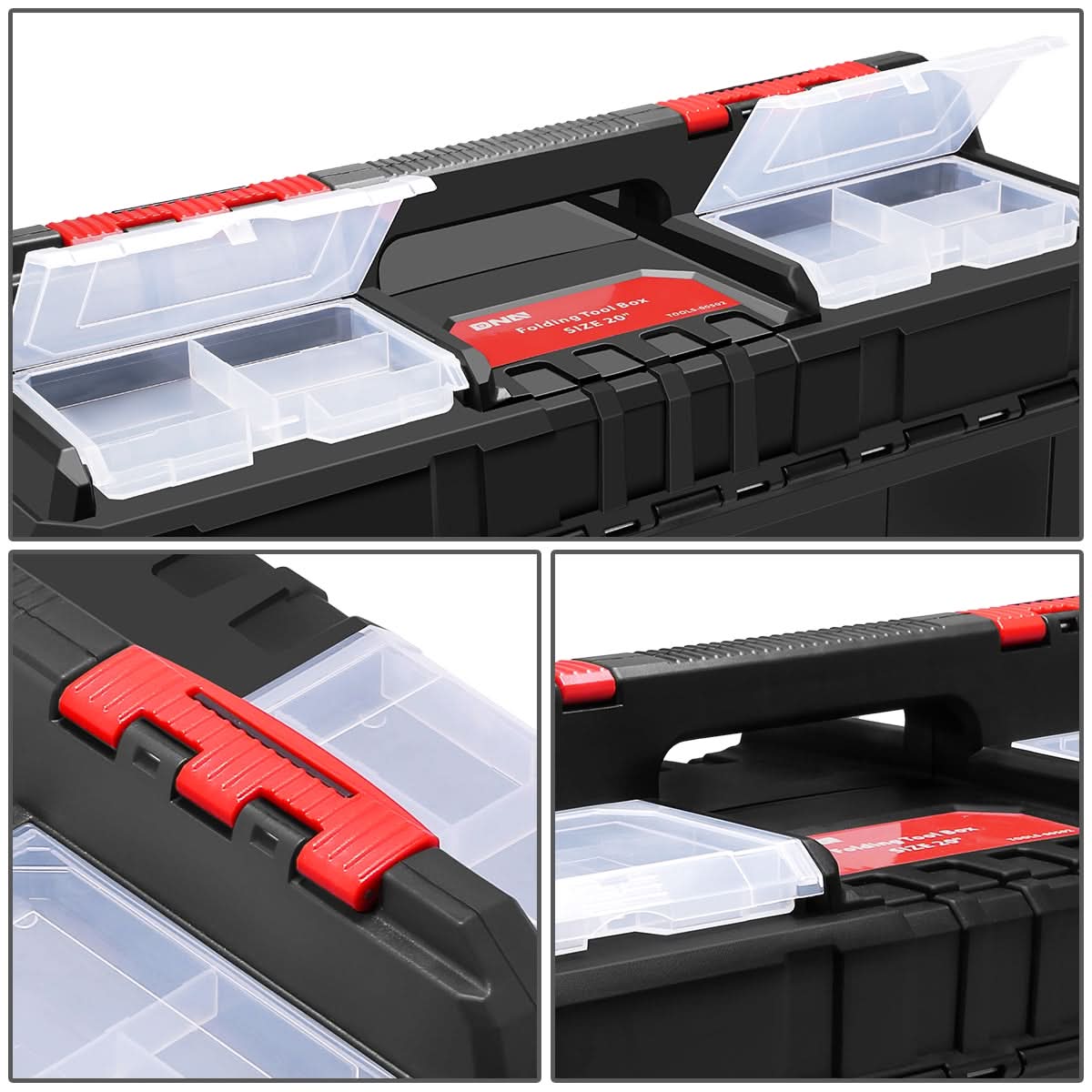 Red Plastic Tool Box