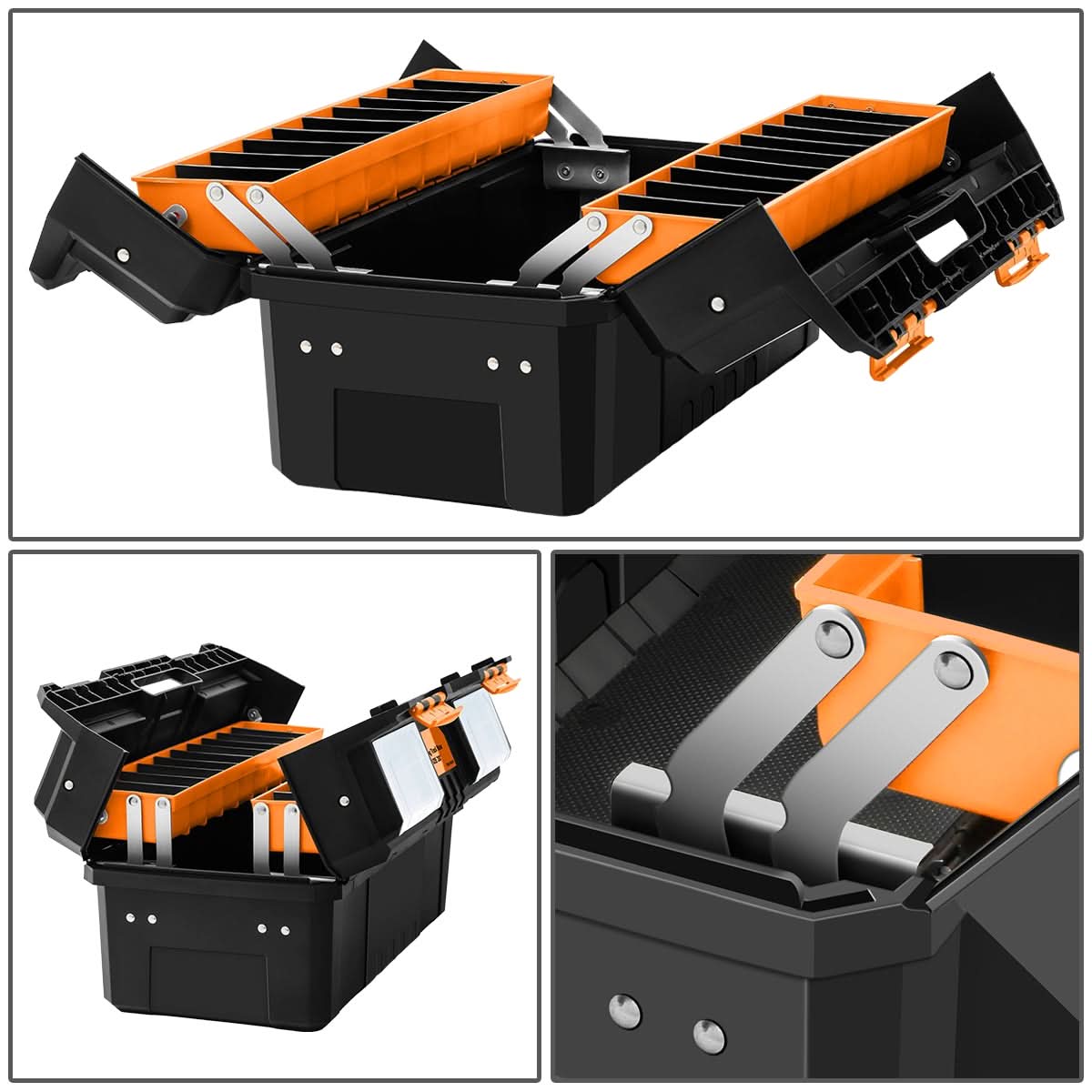 Orange Plastic Tool Box