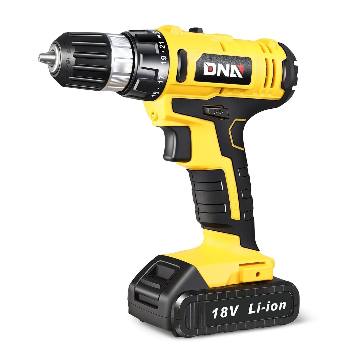 18V Cordless Drill - Yellow