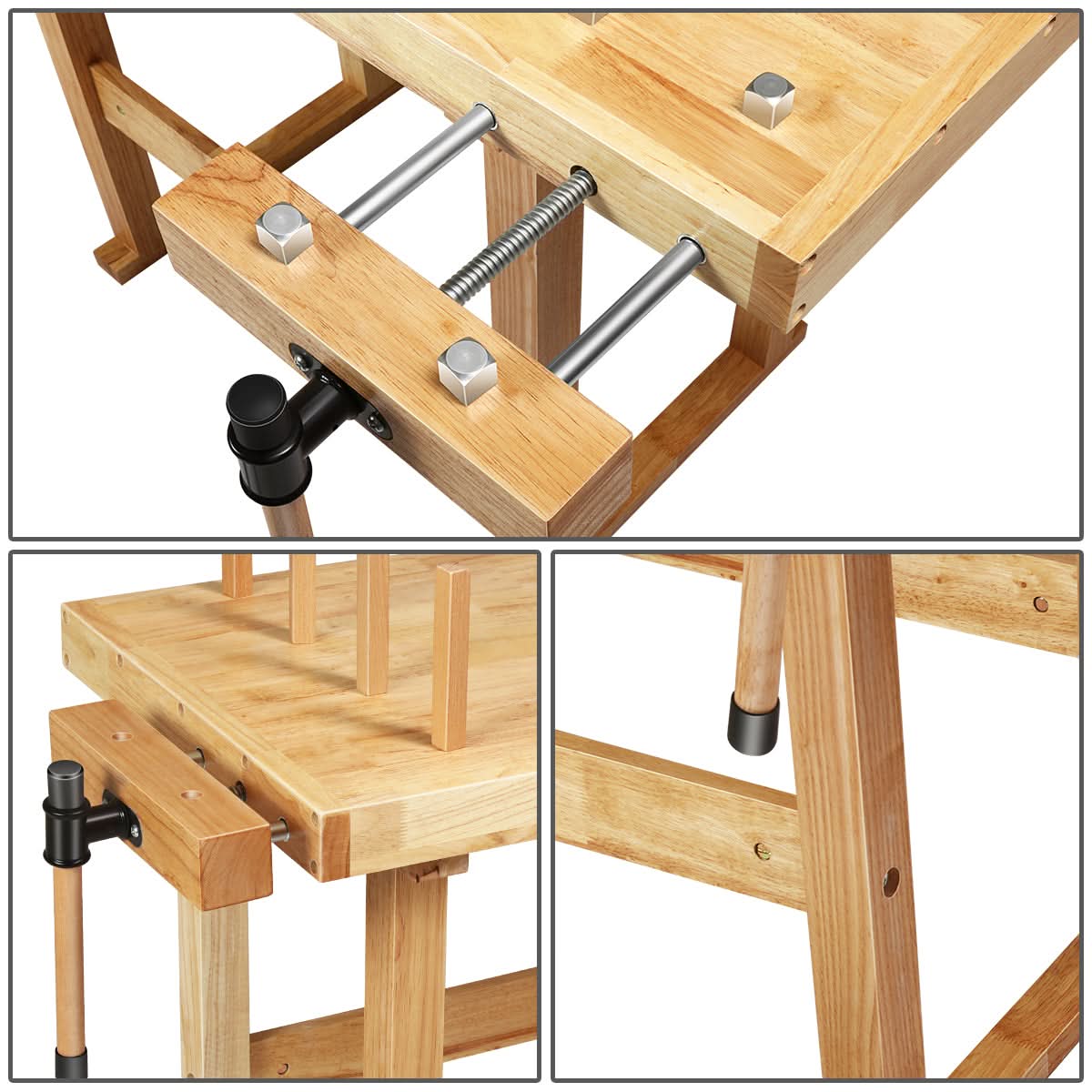 44" x 24" Heavy Duty Work Bench - Industrial Grade Steel Frame