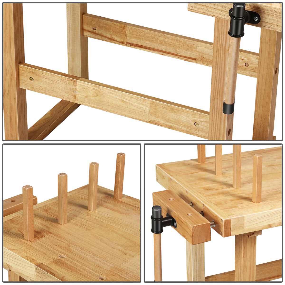 44" x 24" Heavy Duty Work Bench - Industrial Grade Steel Frame