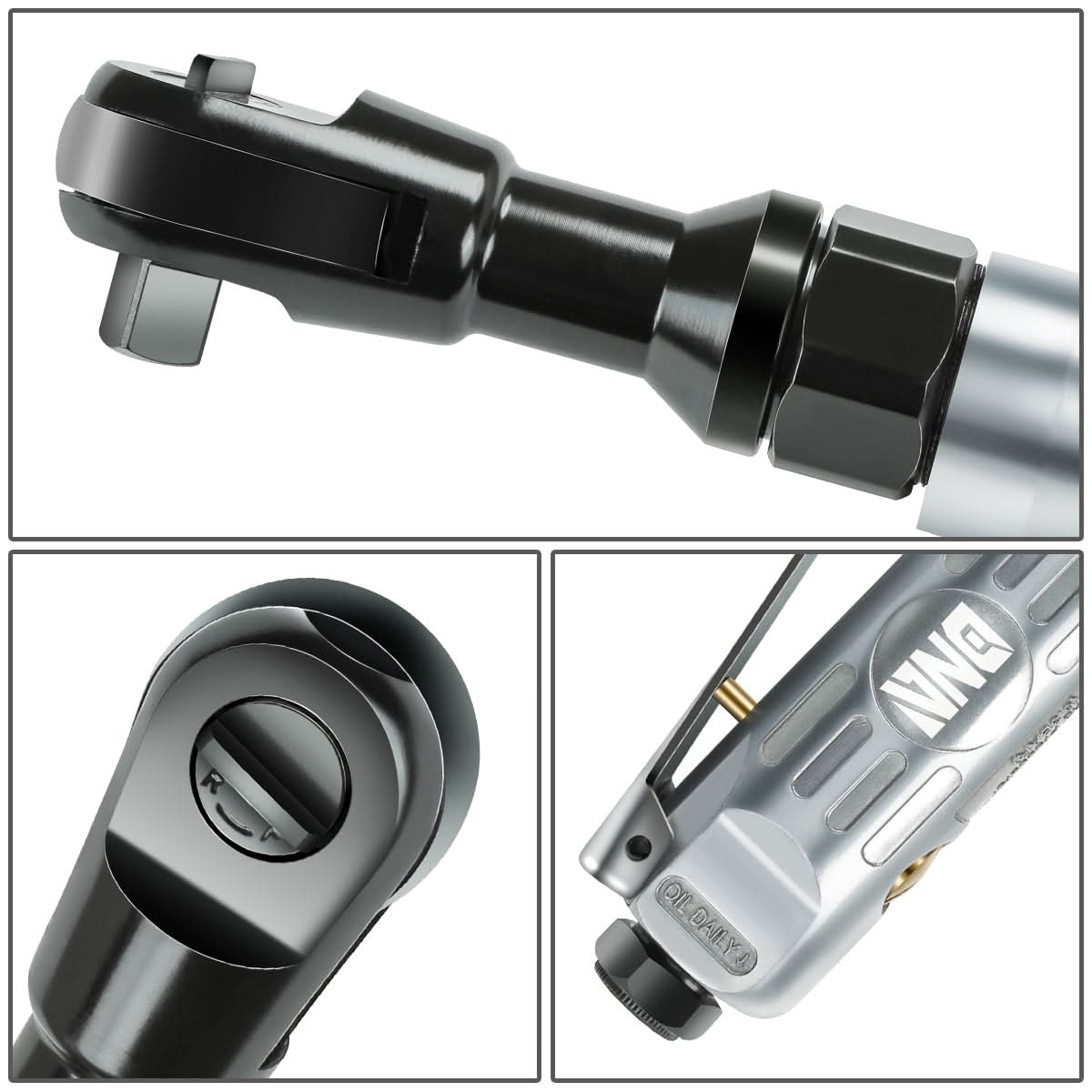 17-Piece 1/2 Inch Air Ratchet Wrench Kit