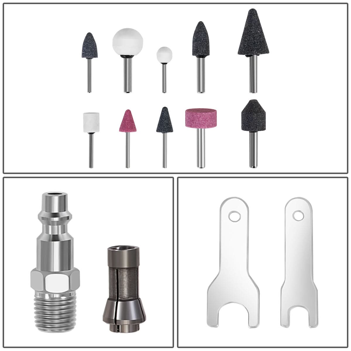 1/4" Mini Air Die Grinder Kit