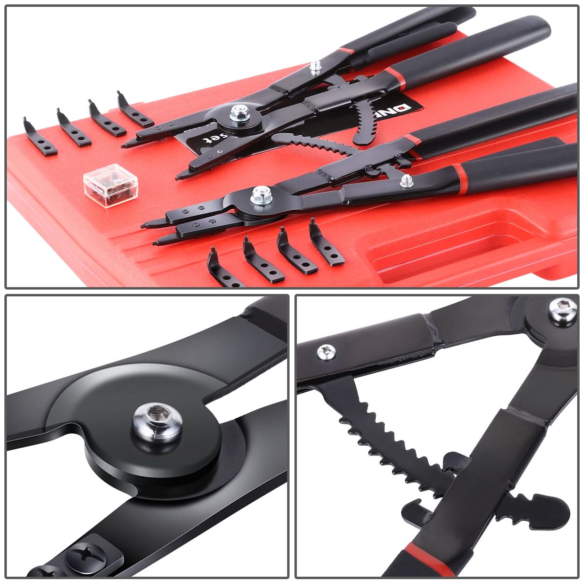 Circlip Plier Set 2 Piece 16 Inch Automotive Tool Kit