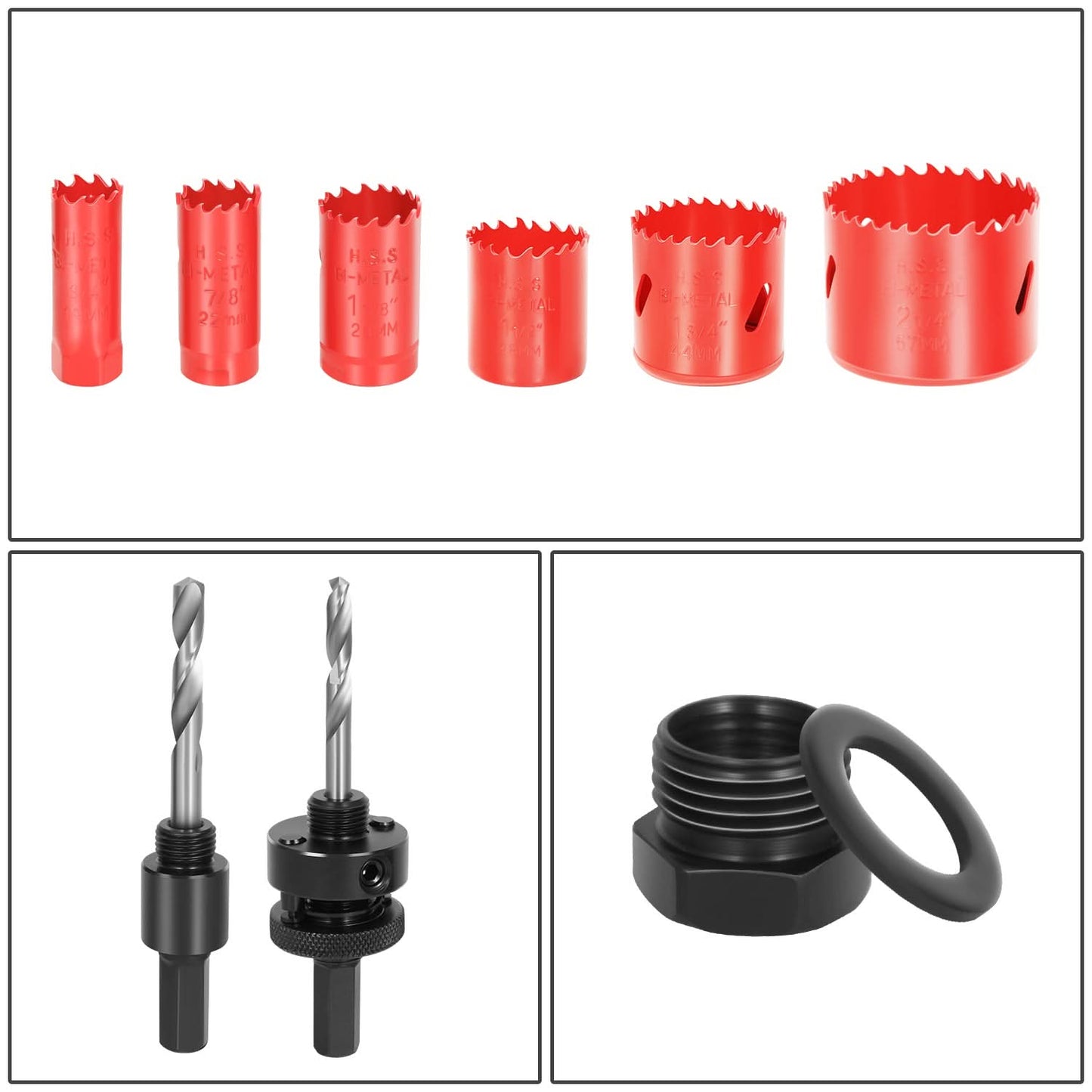 13-Piece Bi-Metal Hole Saw Set