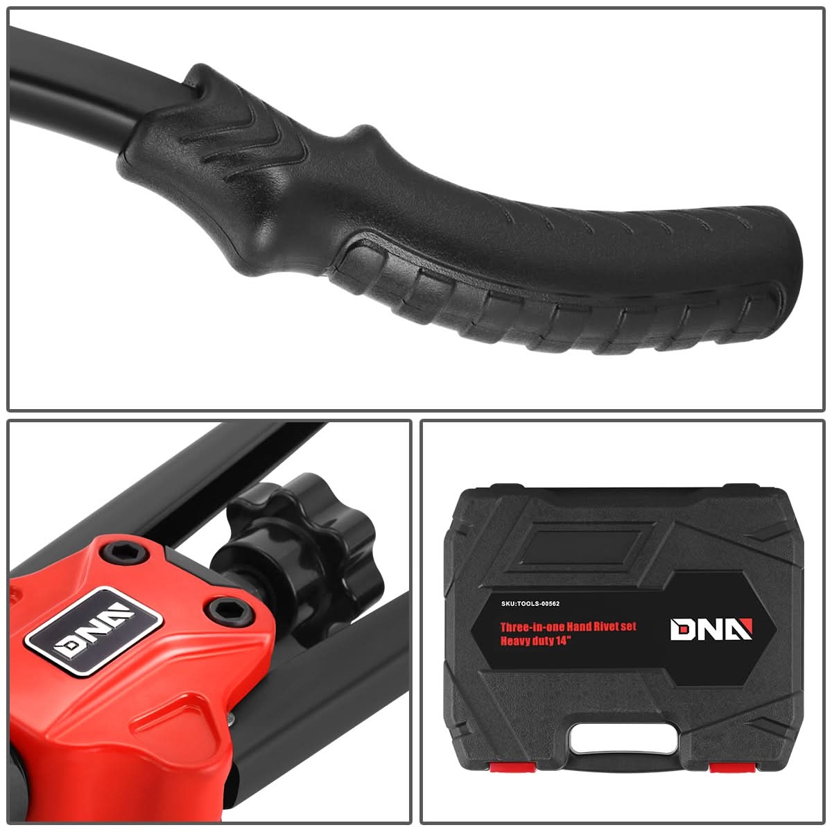 Heavy Duty 14" Three-in-One Hand Rivet Set