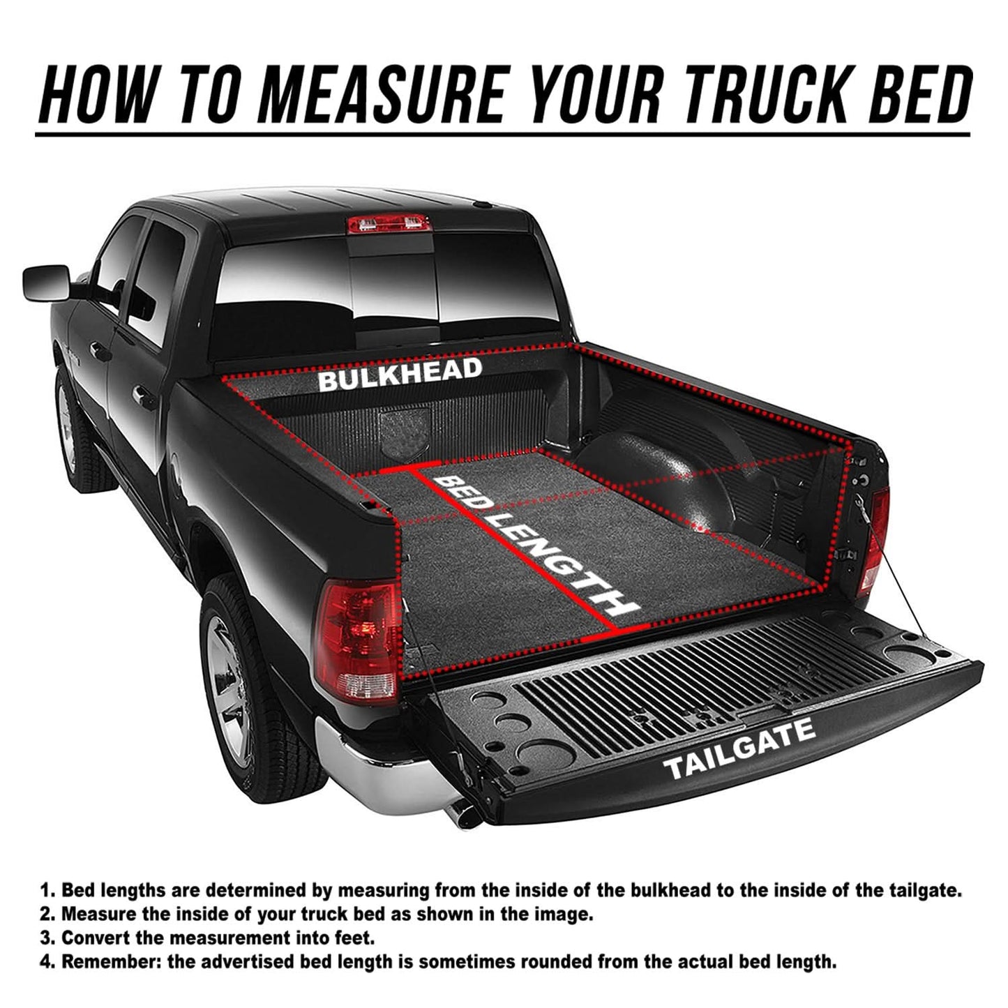 2022+ Toyota Tundra Hard Tri-Fold Tonneau Cover 6.5ft Bed