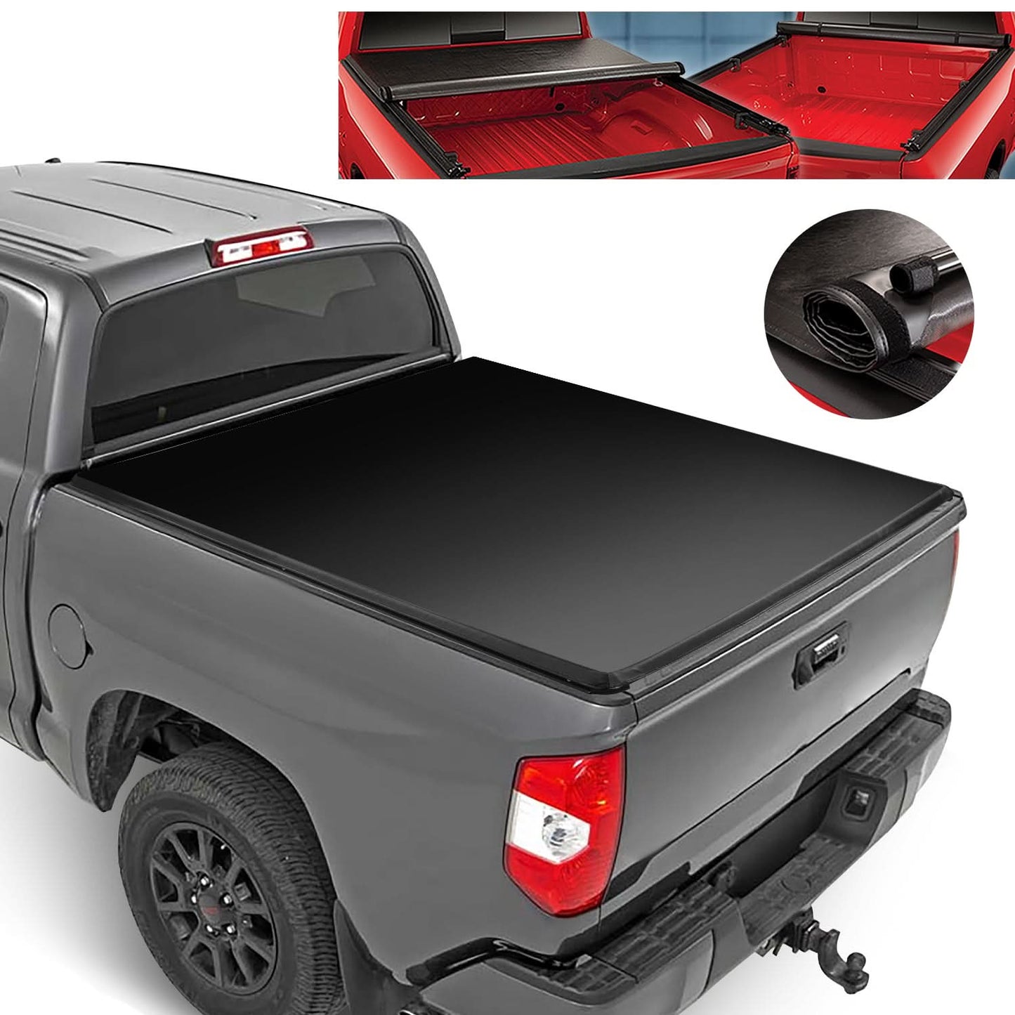 2022-2024 Toyota Tundra 6.5ft Bed Roll-Up Tonneau Cover