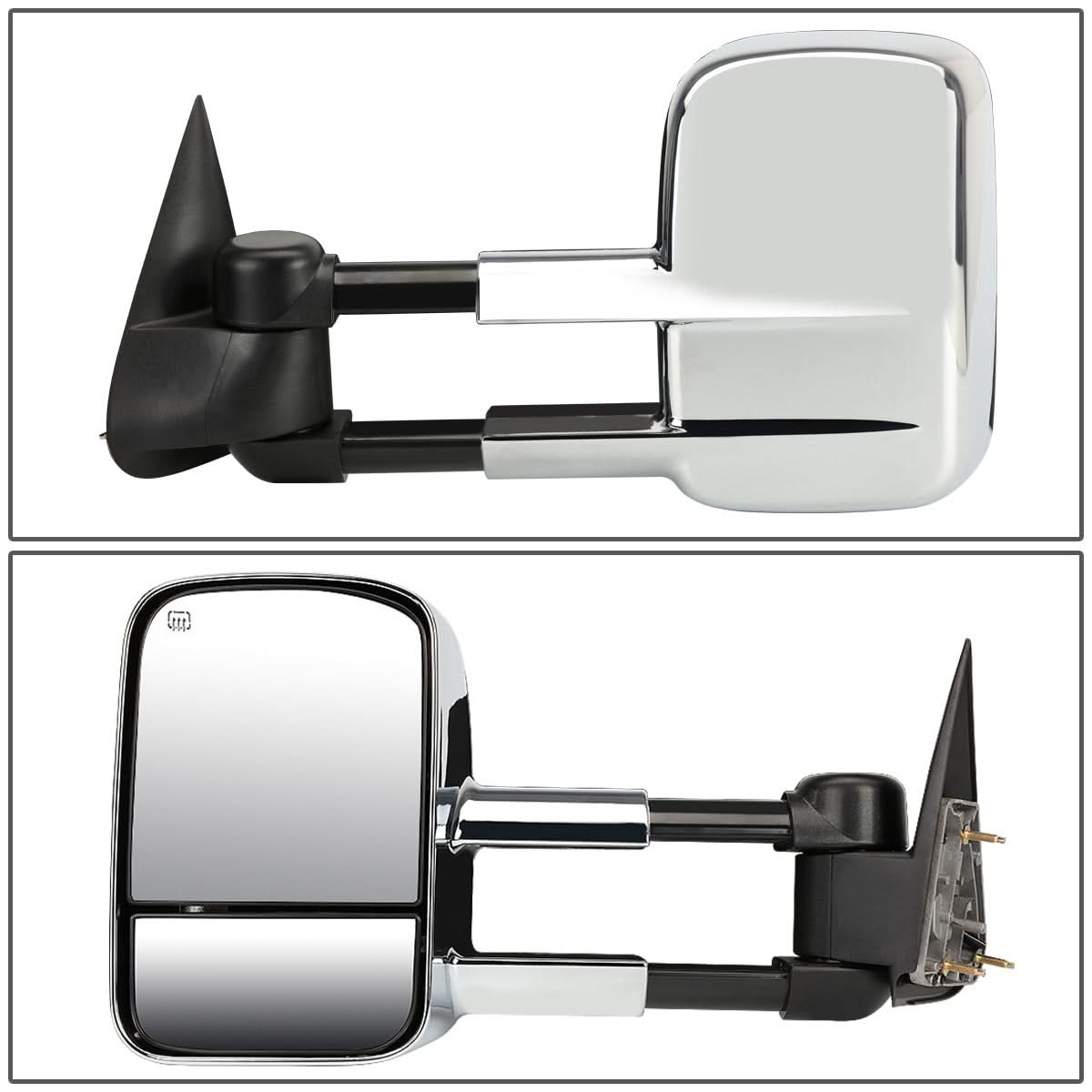 2003-2006 Chevrolet Silverado / GMC Sierra Towing Mirrors - Powered Heated Chrome