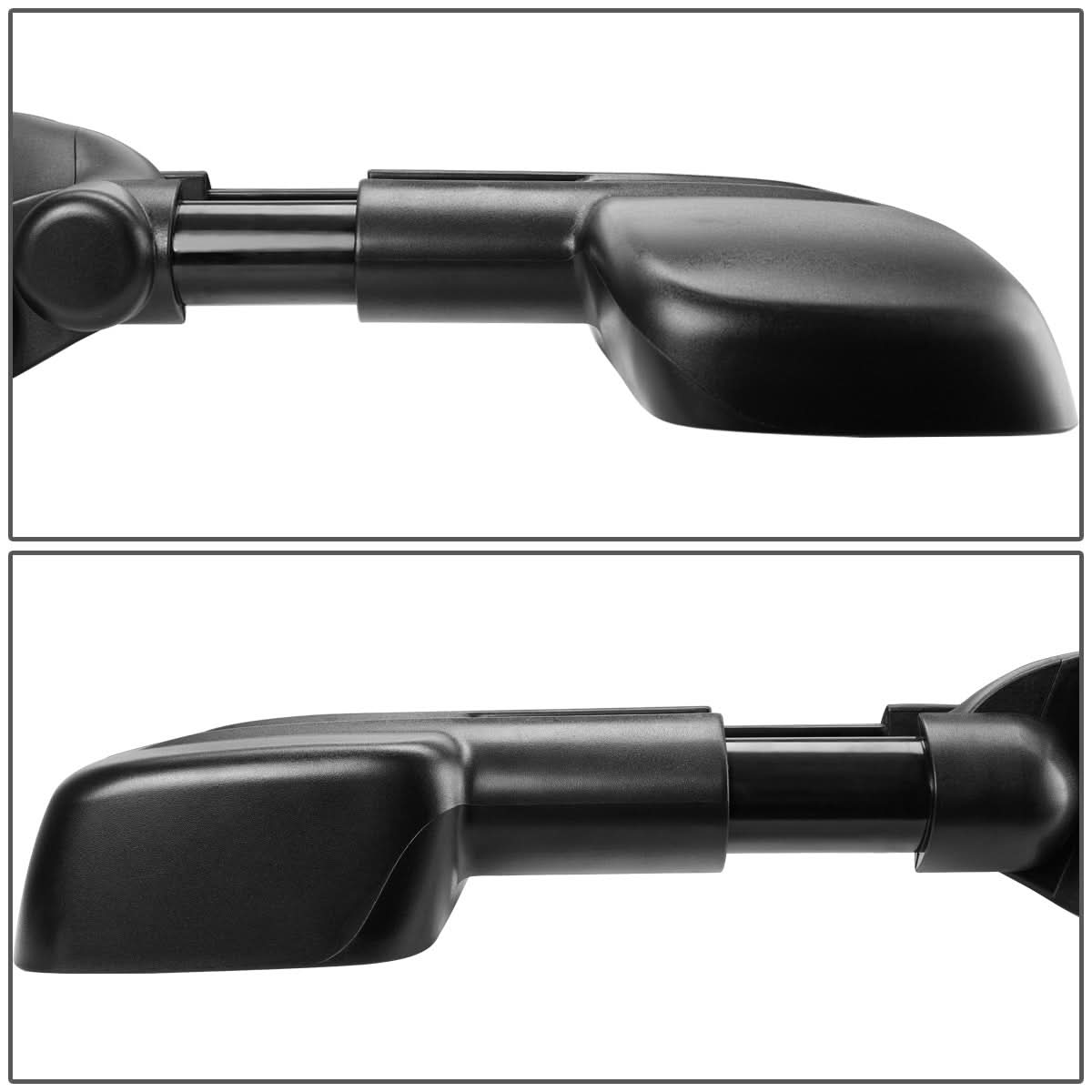 99-06 Chevrolet Silverado / GMC Sierra Manual Towing Mirror - Black Left