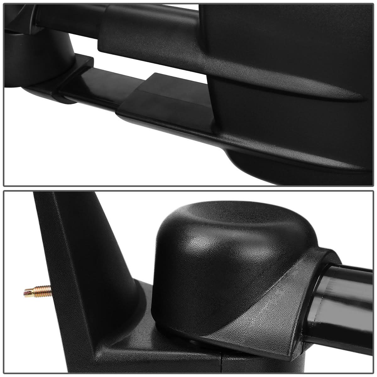 99-06 Chevrolet Silverado / GMC Sierra Manual Towing Mirror - Black Left